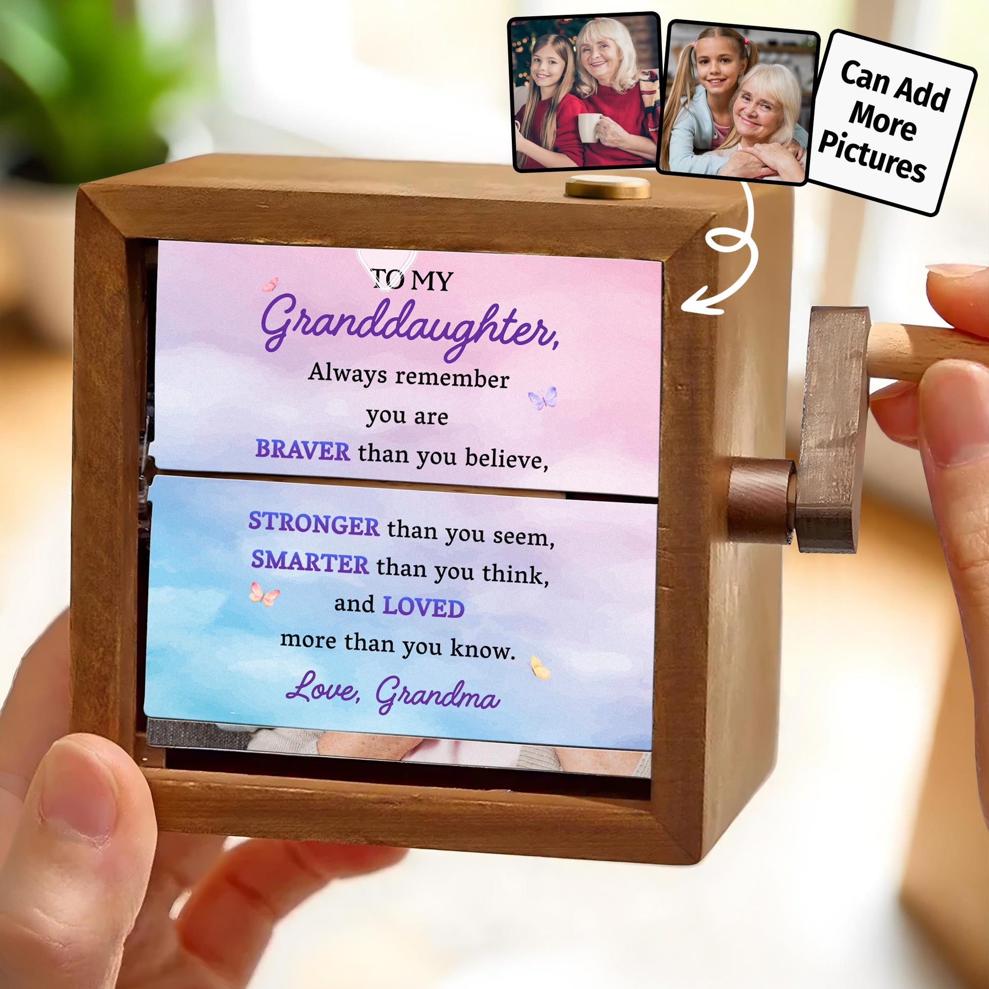 To My Granddaughter, Braver, Stronger, Smarter, Loved
