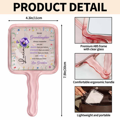 To My Granddaughter, Always Remember, Pansy Flowers