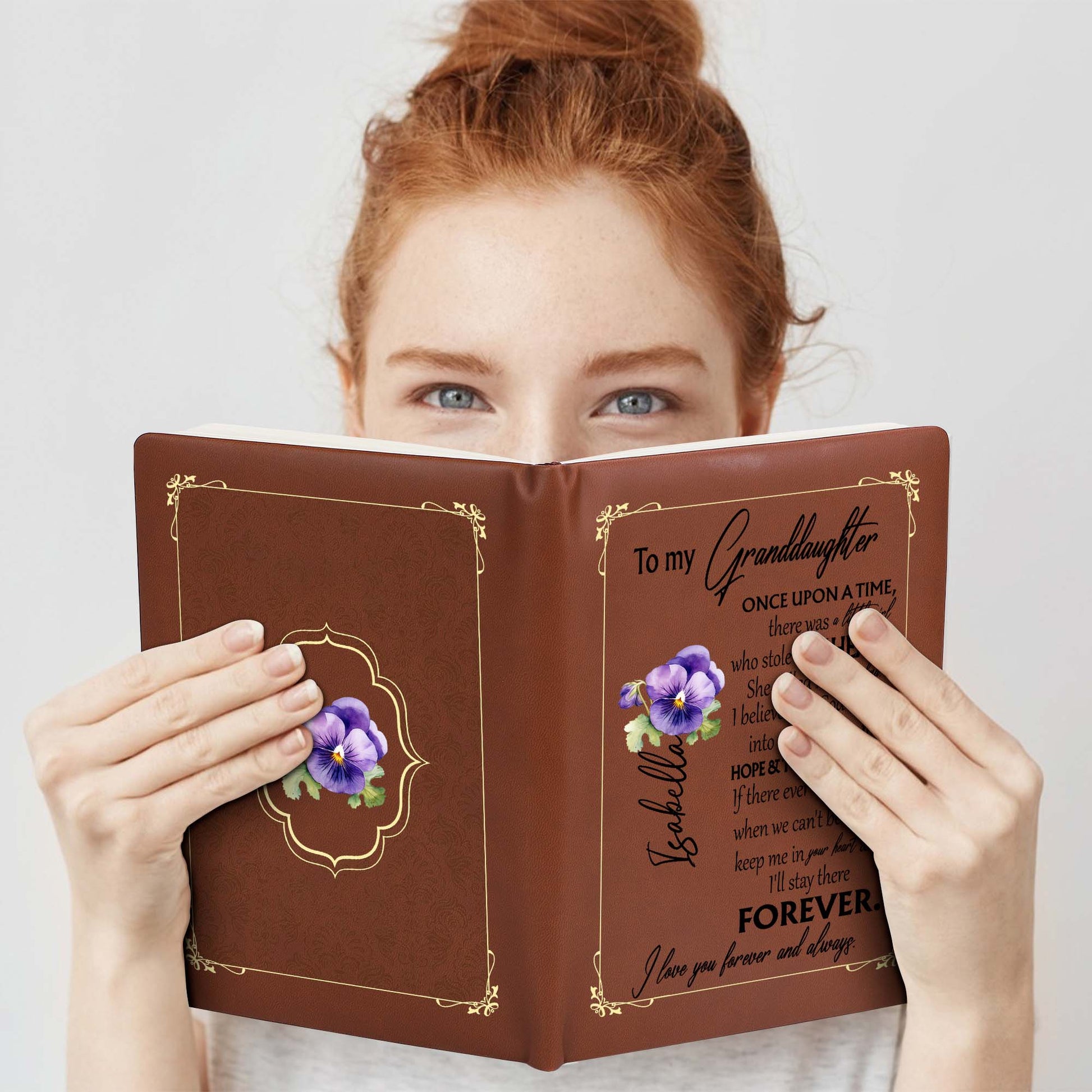 Granddaughter, You Have My Heart – Vintage Frame and Flowers
