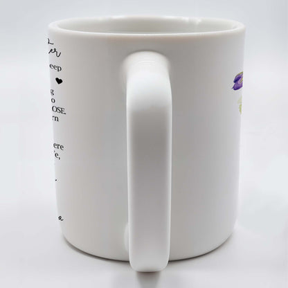 Granddaughter Believe In Yourself Heartfelt Pansy Mug