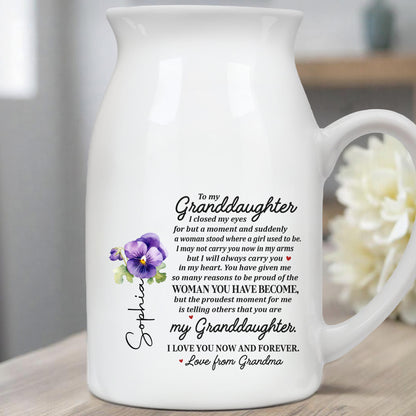 Grandmother Love And Proud Personalized Gift For A Granddaughter