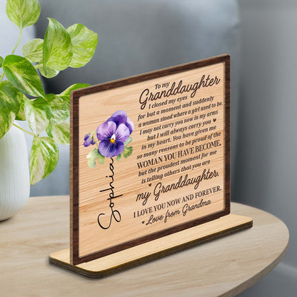 To My Granddaughter, I Always Carry You in My Heart