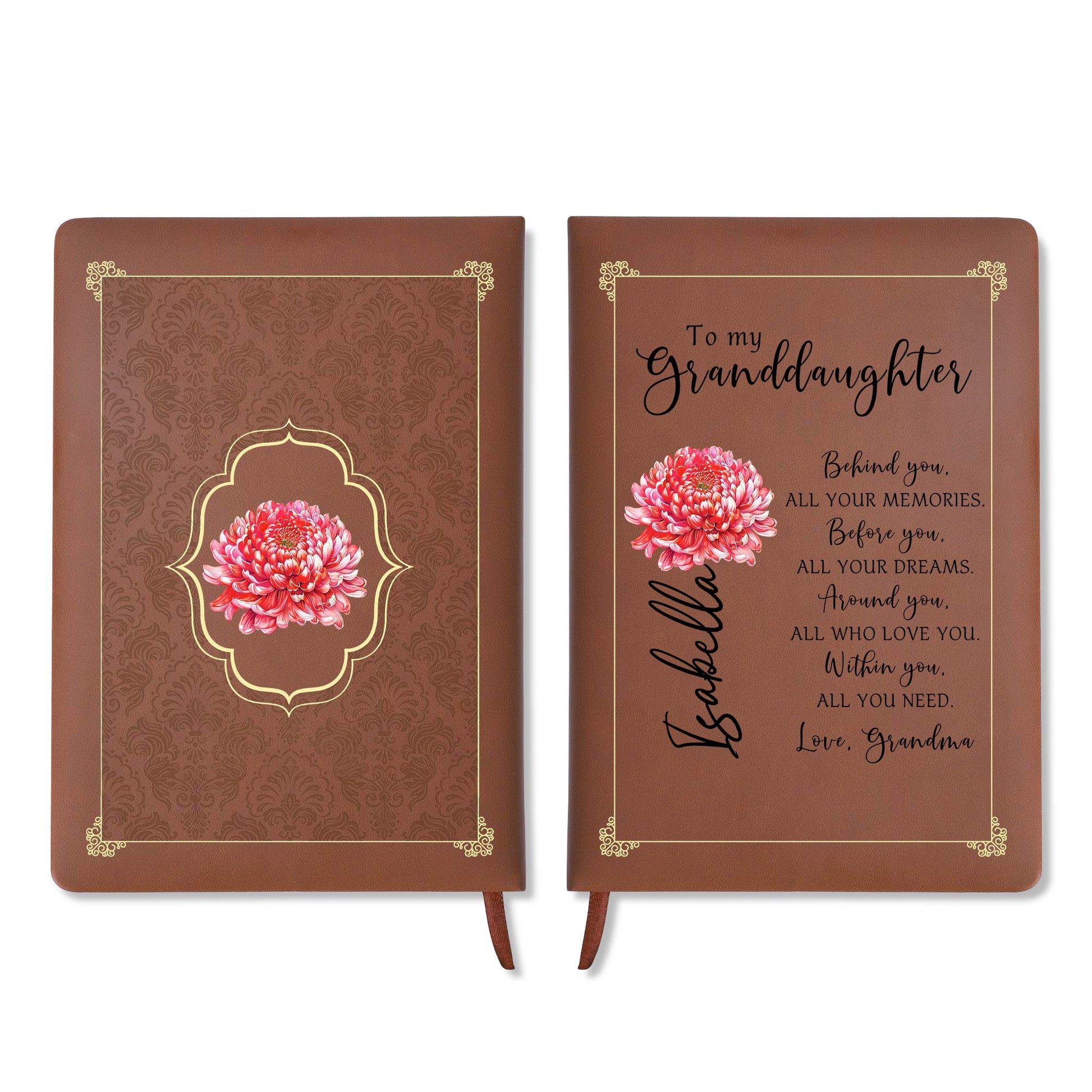 A Heartfelt Message For Granddaughter With Beautiful Flowers