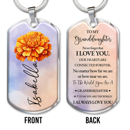 Connected Hearts Forever Love Message With Flower