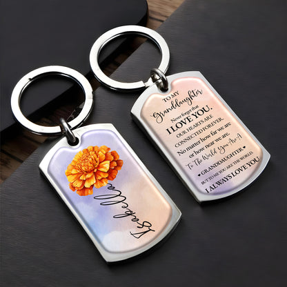Connected Hearts Forever Love Message With Flower
