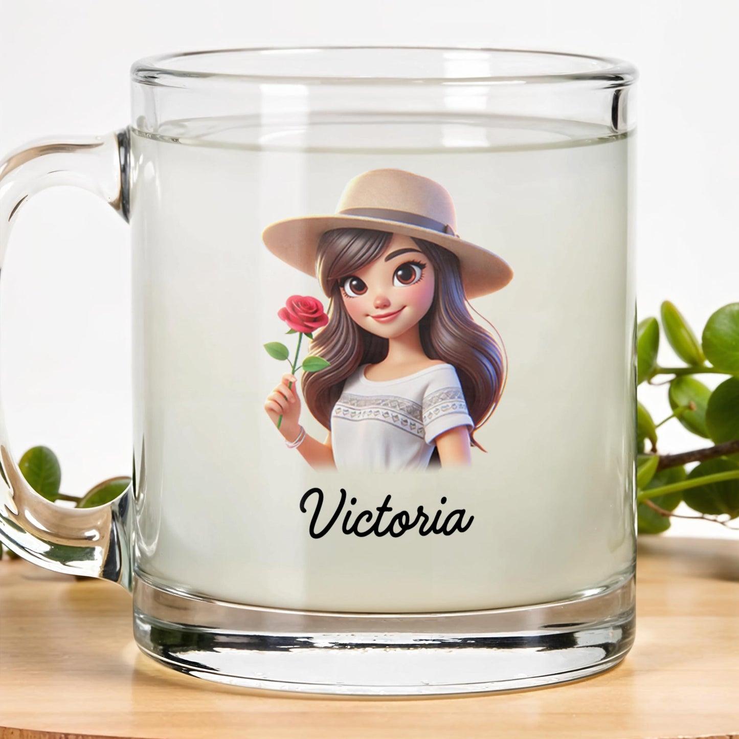 To My Granddaughter Always Remember You Are Loved - Personalized Custom Glass Mug - GDT034_GLM