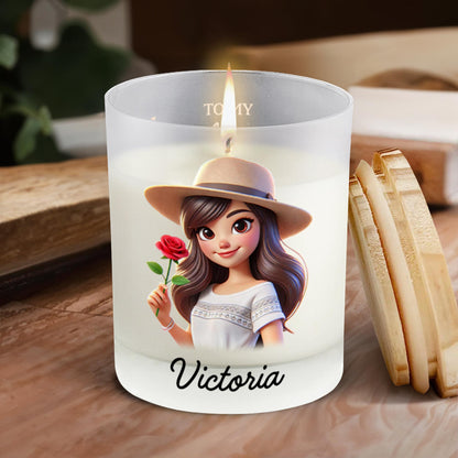 Braver Than You Believe Stronger Than You Seem Smarter - Personalized Scented Candle With Wooden Lid - GDT034_SECA