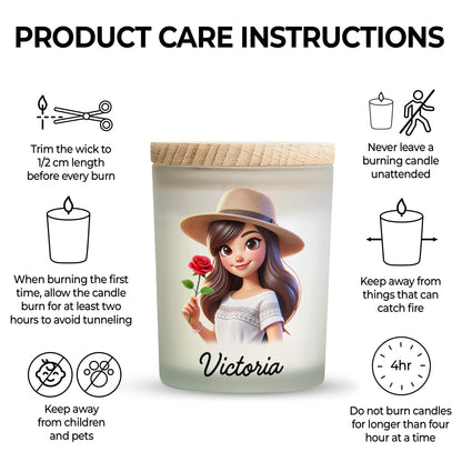 Braver Than You Believe Stronger Than You Seem Smarter - Personalized Scented Candle With Wooden Lid - GDT034_SECA