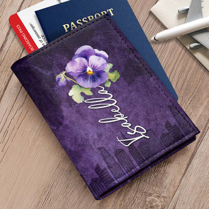Personalized Violet Pansy Floral Design For A Unique Touch, Cityscape