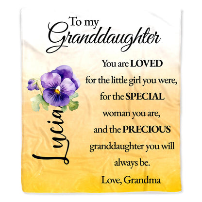 Loved Granddaughter Special Woman Precious Always