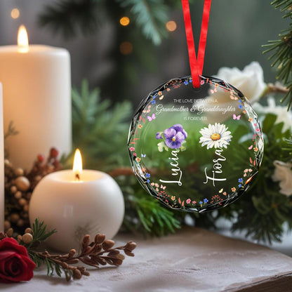 Grandmother and Granddaughter Love Forever Ornament