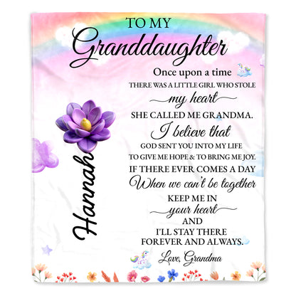 To My Granddaughter, Keep Me In Your Heart Forever