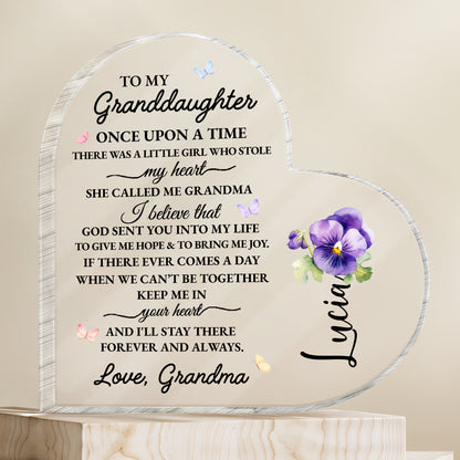 To My Granddaughter Little Girl Who Stole My Heart