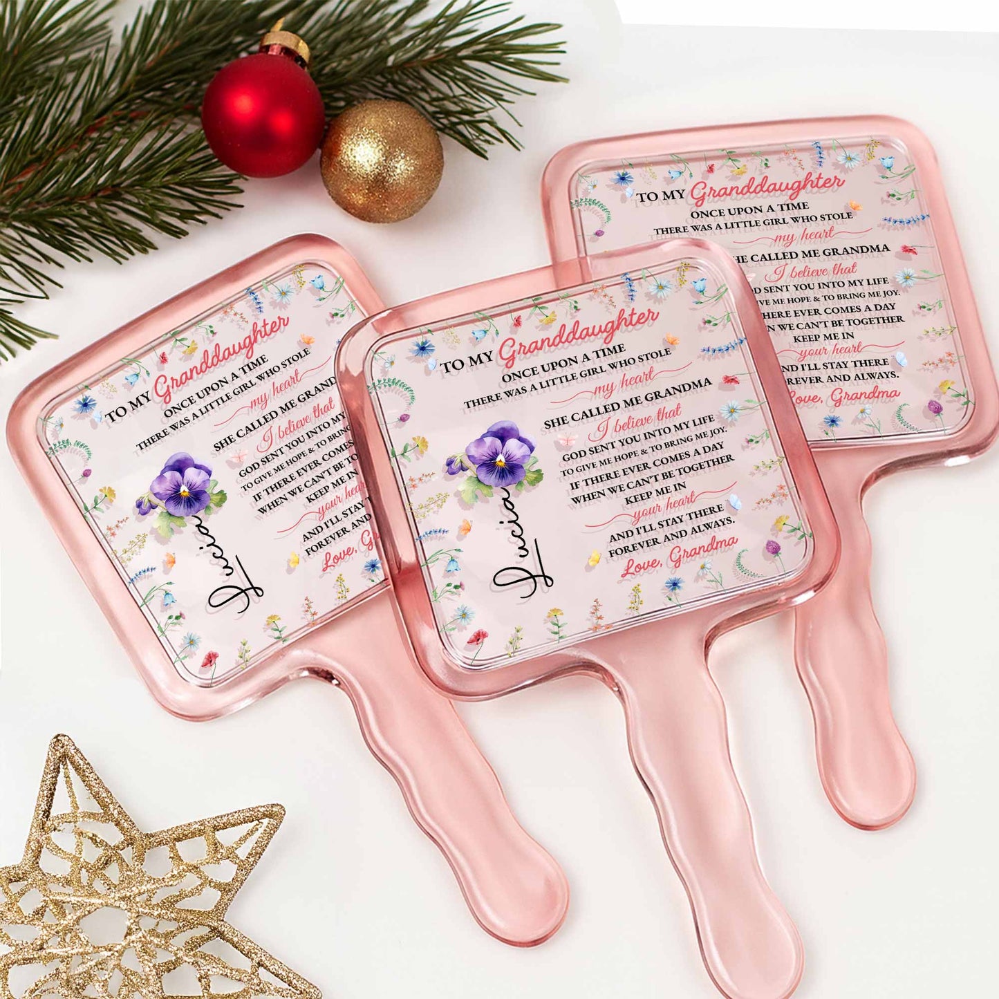 To My Granddaughter, Love And Always, Flowers