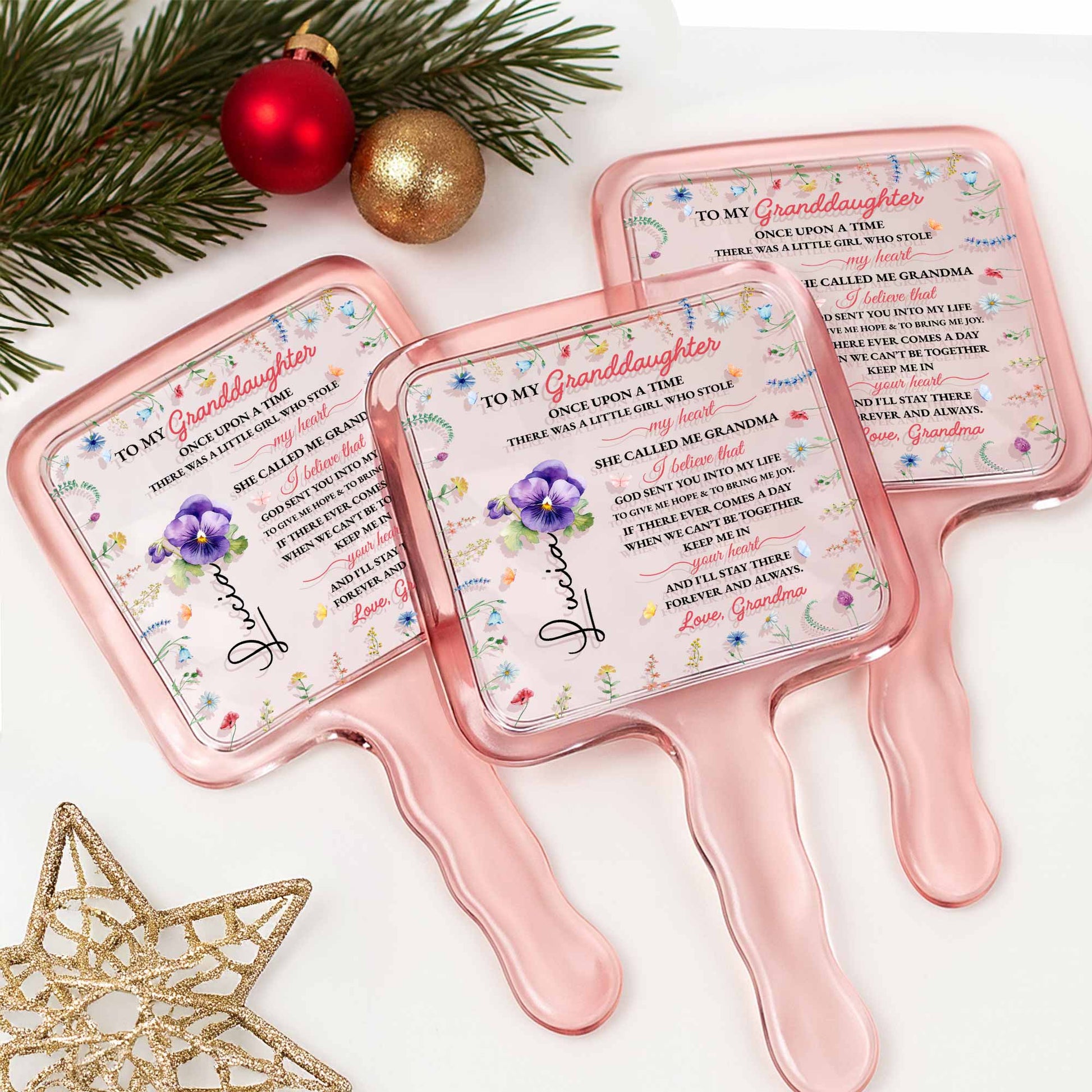 To My Granddaughter, Love And Always, Flowers