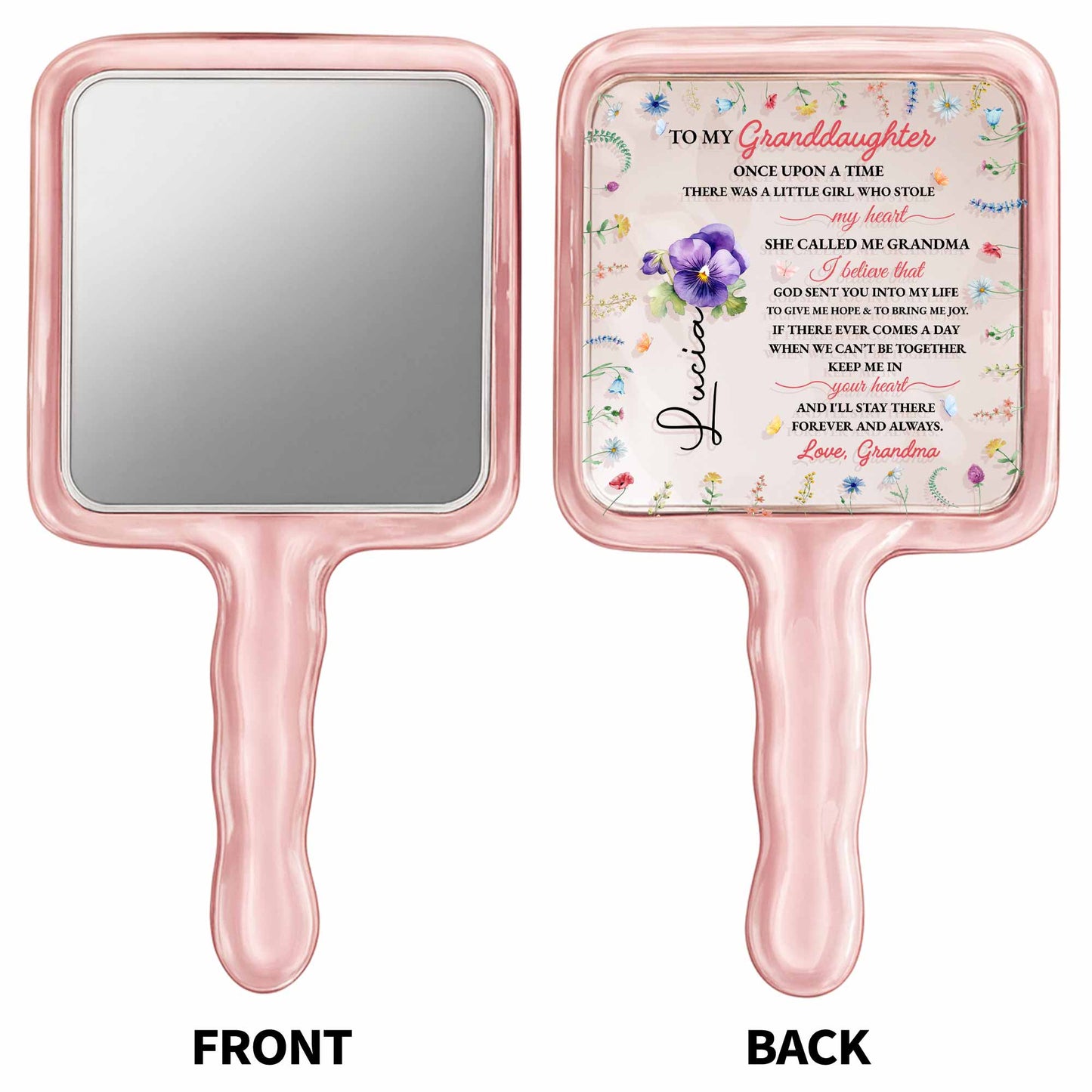 To My Granddaughter, Love And Always, Flowers