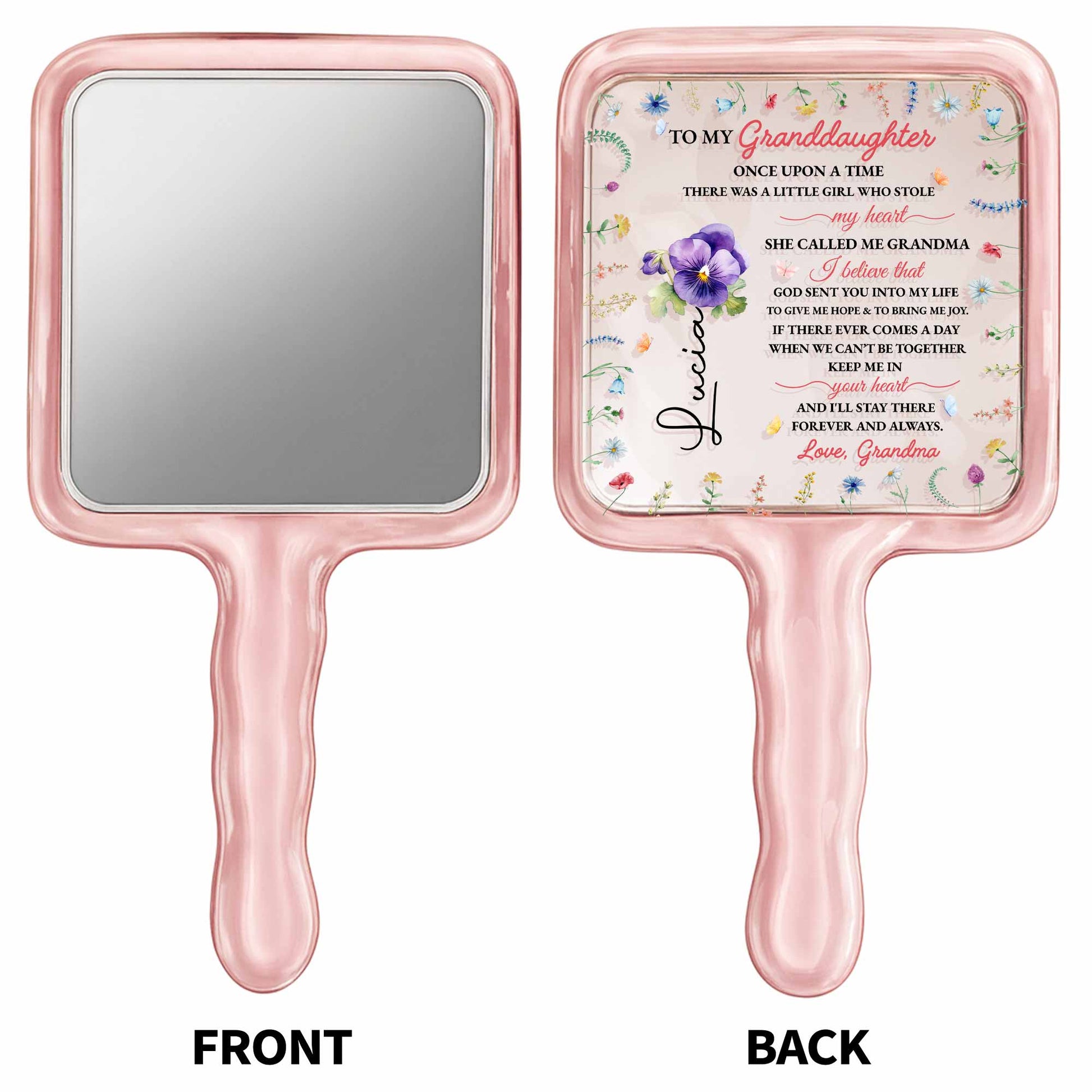 To My Granddaughter, Love And Always, Flowers