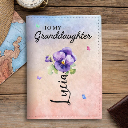 To My Granddaughter, Flowers And Butterflies