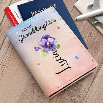 To My Granddaughter, Flowers And Butterflies