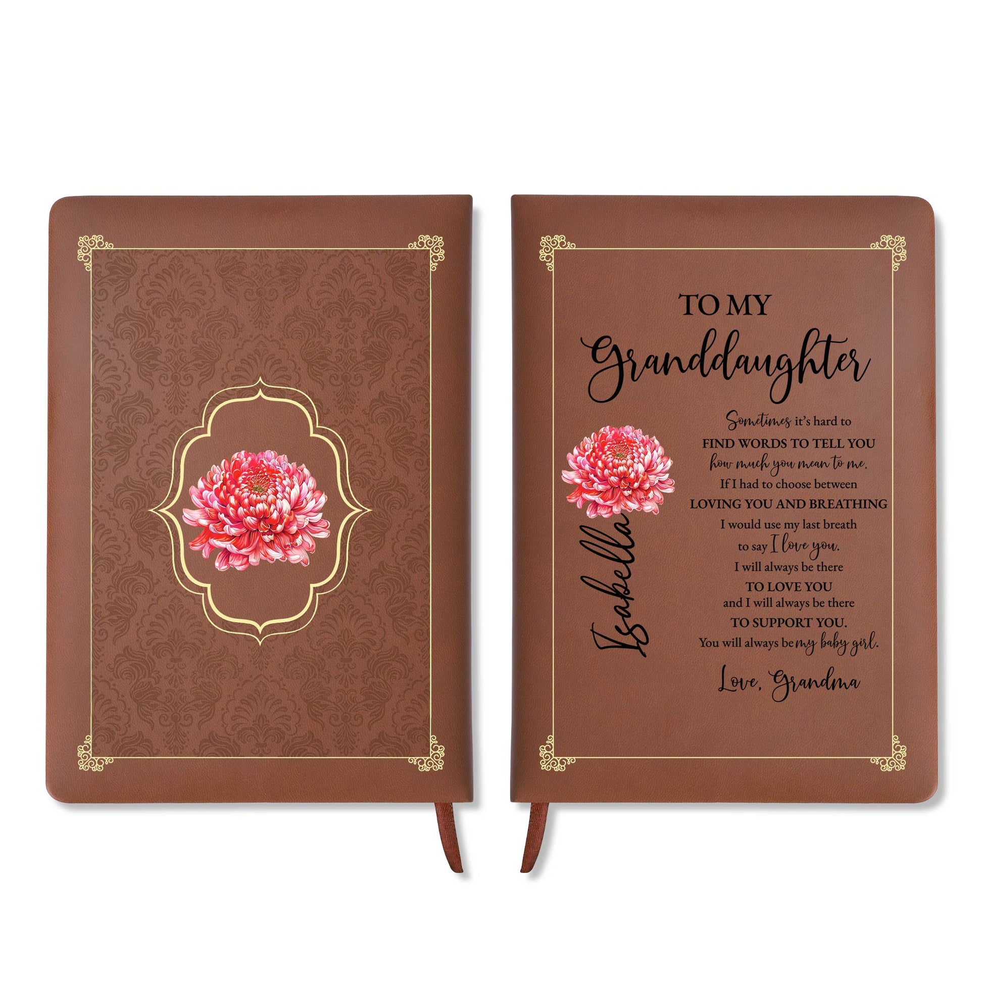Love And Support For My Granddaughter, Beautiful Floral Design