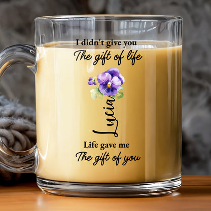 To My Granddaughter Love From Grandma With Flowers And Butterfly
