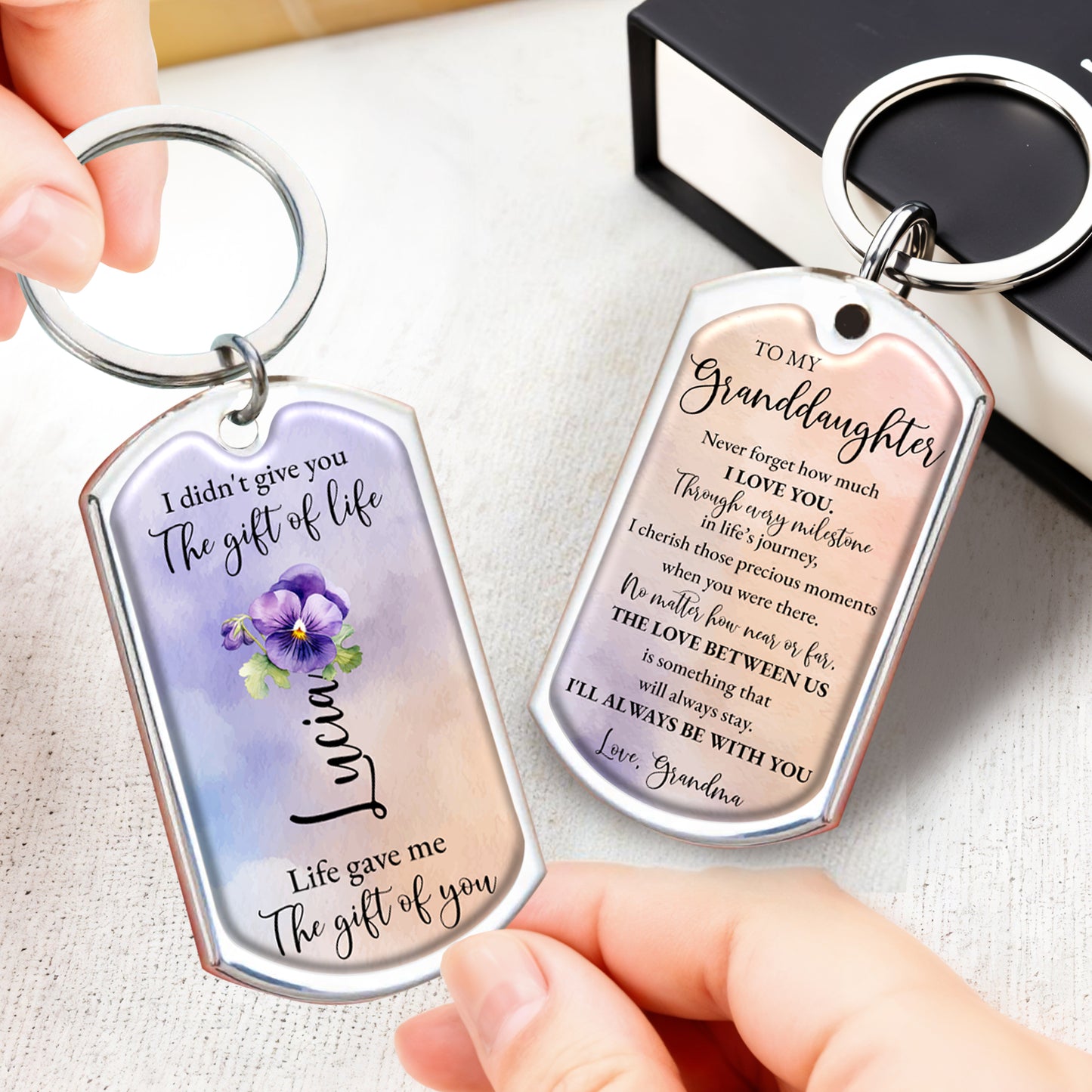 Life Gave Me The Gift Of You Granddaughter Keepsake