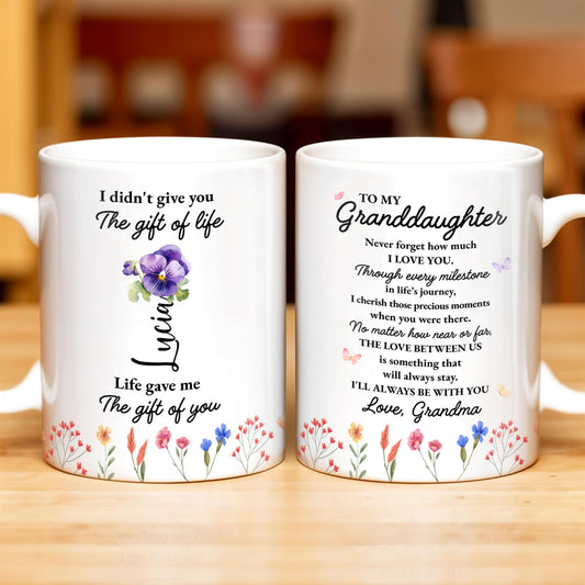Gift Of Life And Love Between Grandma And Granddaughter