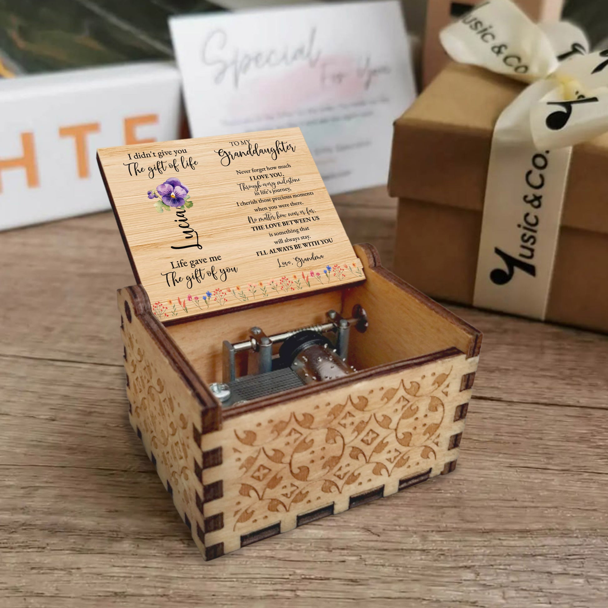 The Gift Of Life And The Gift Of You Music Box