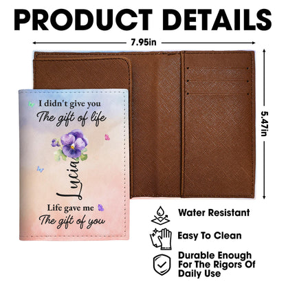 Gift Of Life, Pansy Flower And Butterflies Design