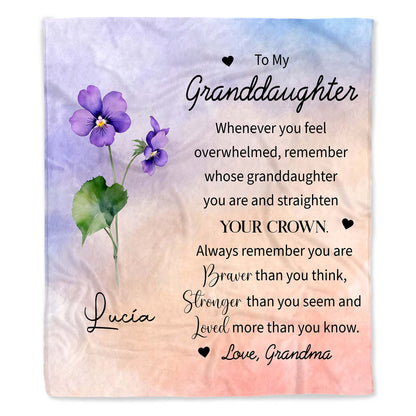 To My Granddaughter Always Remember You Are Loved