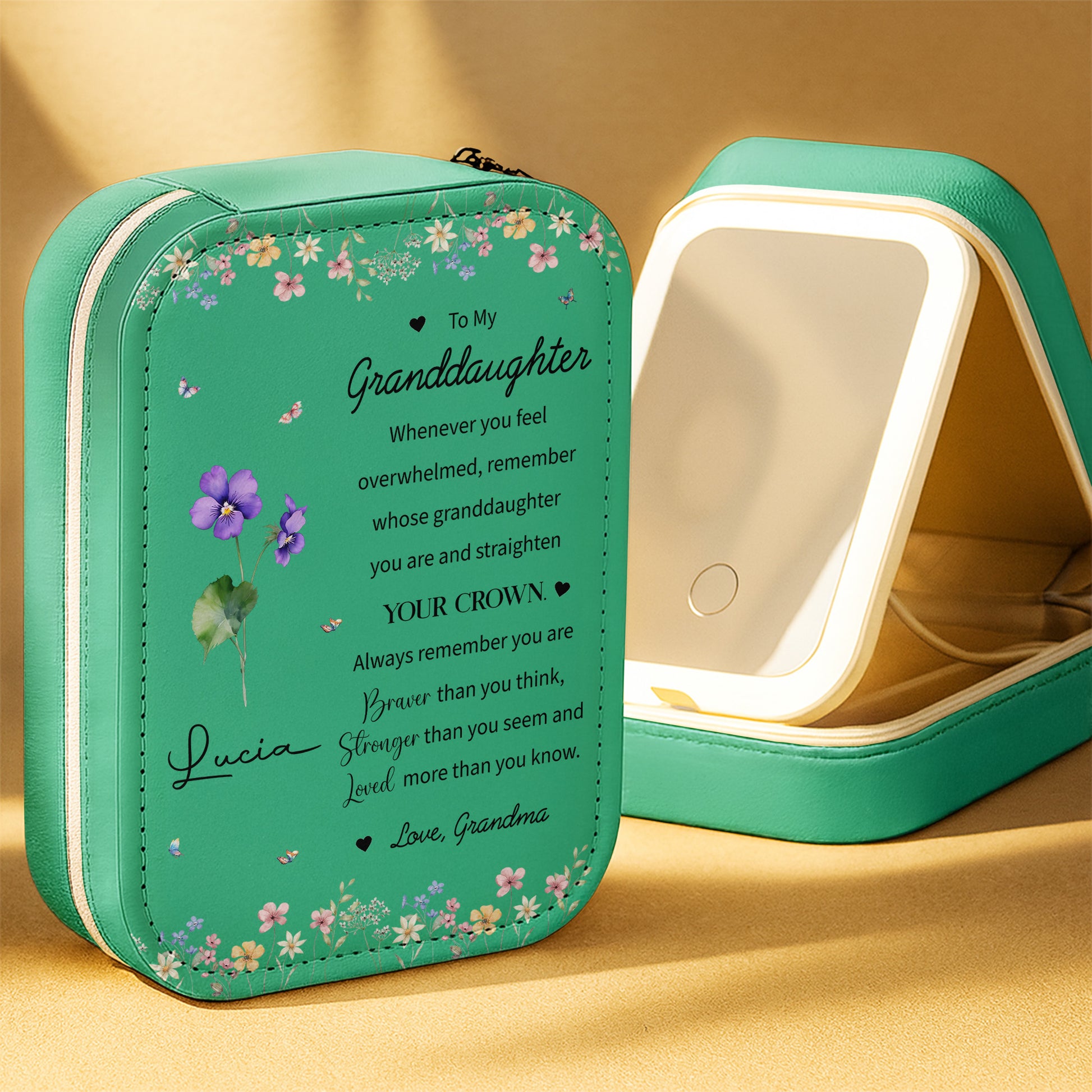 To My Granddaughter, Straighten Your Crown, Flowers