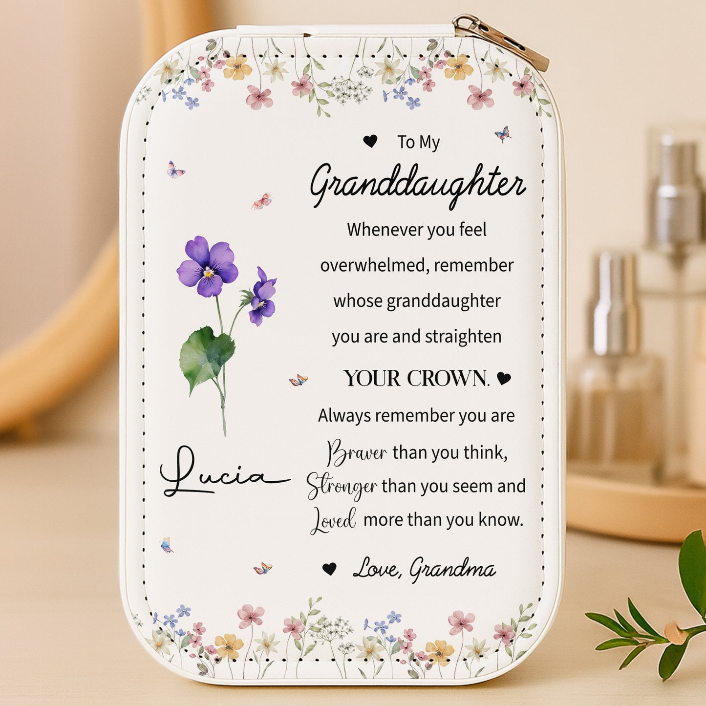 To My Granddaughter, Straighten Your Crown, Flowers