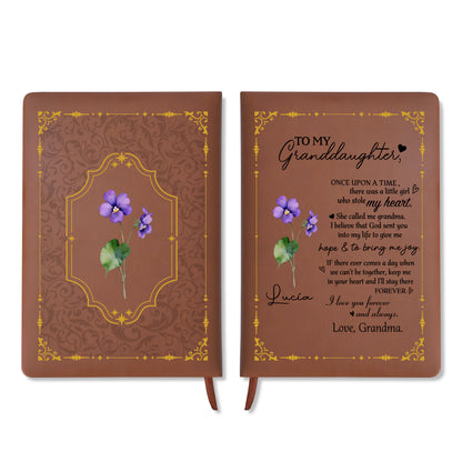 Forever In My Heart Granddaughter Love Message With Floral Design