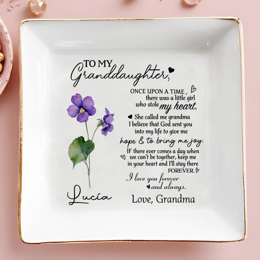 Granddaughter Stole My Heart Sentimental Quotes With Flowers