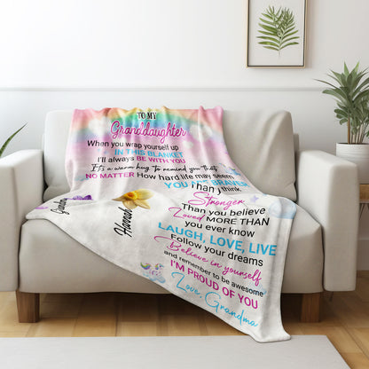 Wrap Up In Love With Rainbow And Flowers, A Gift From Grandma