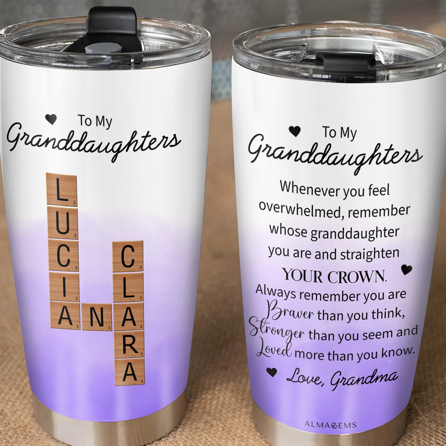 Straighten Your Crown Granddaughter Inspirational Message