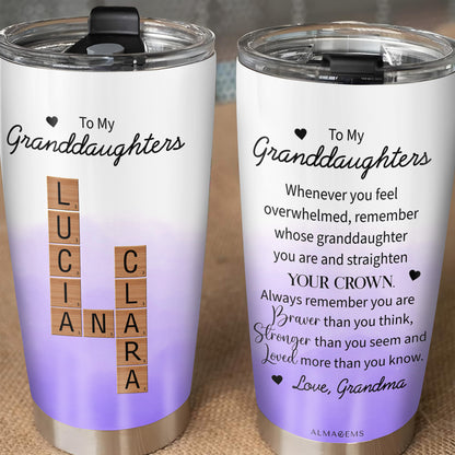 Straighten Your Crown Granddaughter Inspirational Message