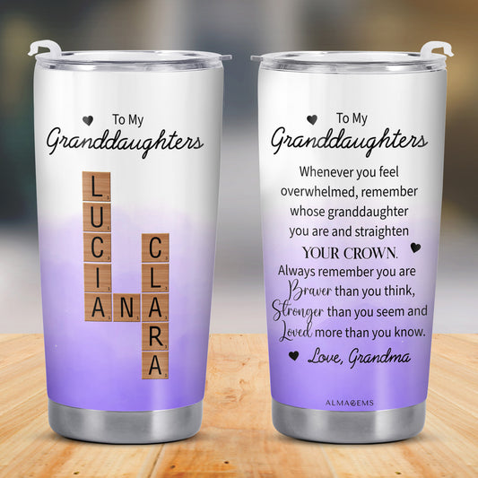 Straighten Your Crown Granddaughter Inspirational Message