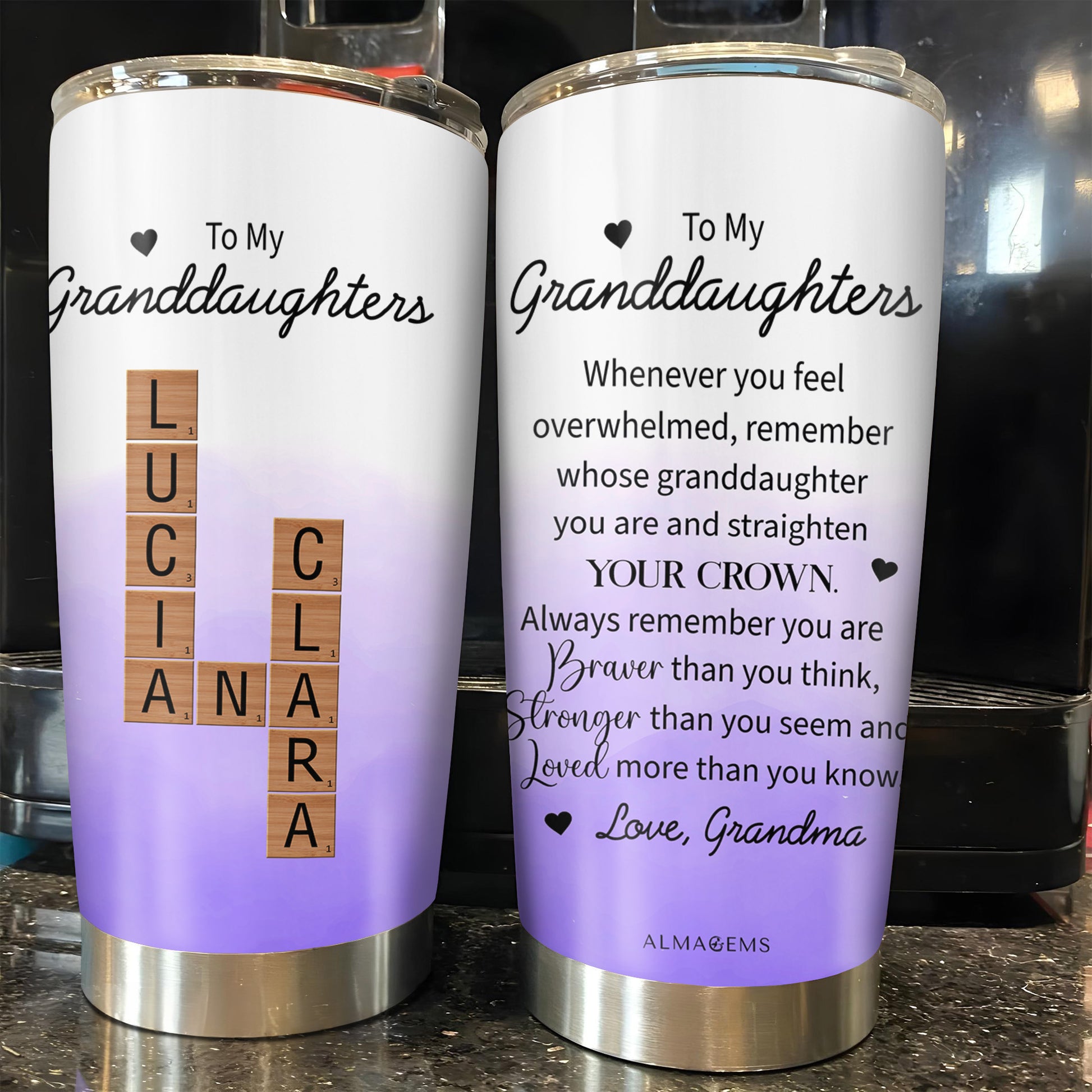 Straighten Your Crown Granddaughter Inspirational Message
