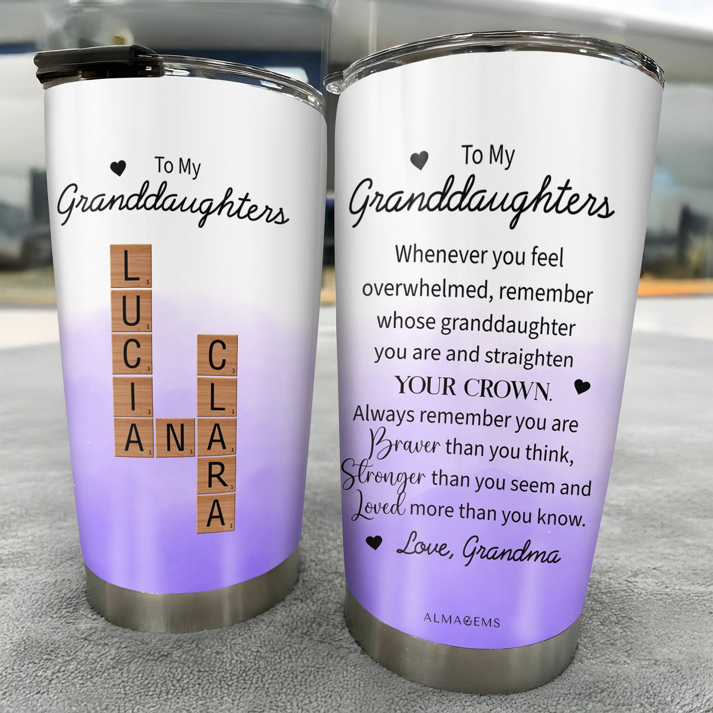 Straighten Your Crown Granddaughter Inspirational Message