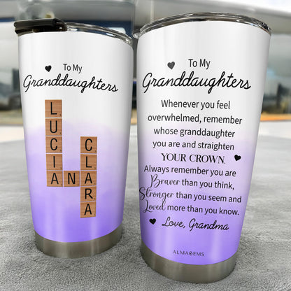 Straighten Your Crown Granddaughter Inspirational Message
