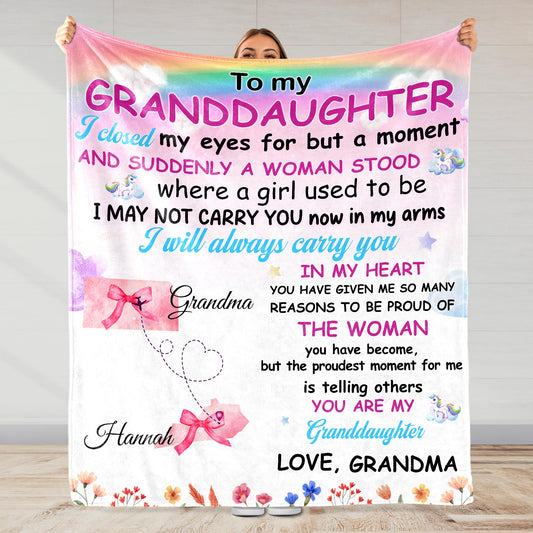 Rainbow And Unicorn Granddaughter Love From Grandma
