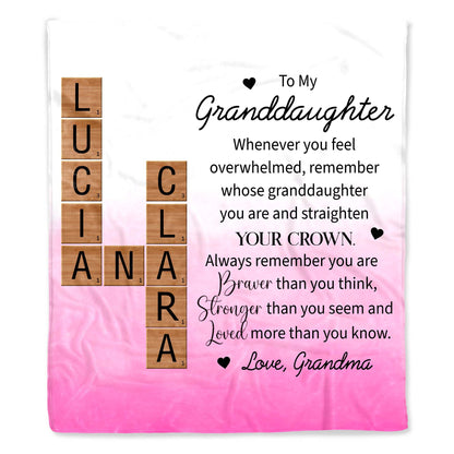 Straighten Your Crown Granddaughter Inspiration Quote