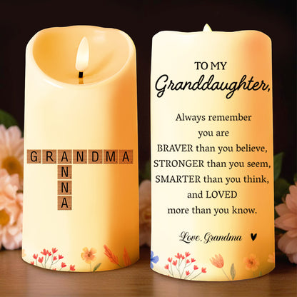 Braver, Stronger, Smarter, Loved, Floral Design