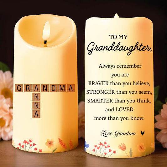 Braver, Stronger, Smarter, Loved, Floral Design