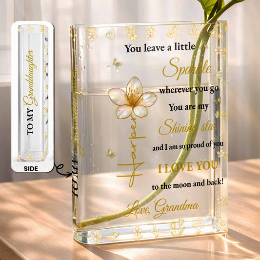 You Leave A Little Sparkle Wherever You Go, Flowers and Stars