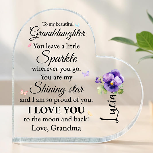 Granddaughter You Are My Shining Star Beautiful Message