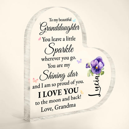 Granddaughter You Are My Shining Star Beautiful Message