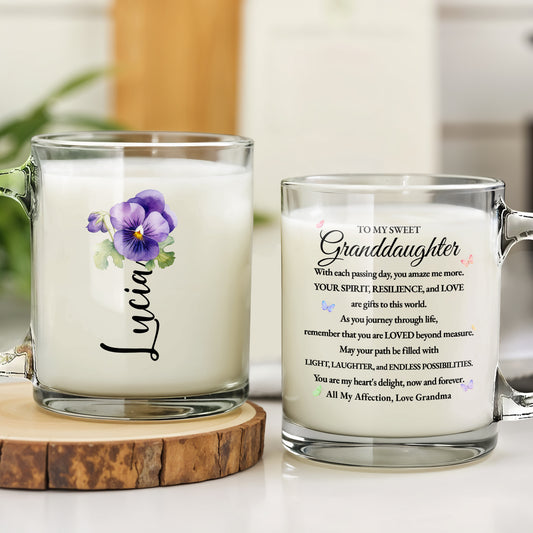 Sweet Message From Grandma To Granddaughter With Flowers