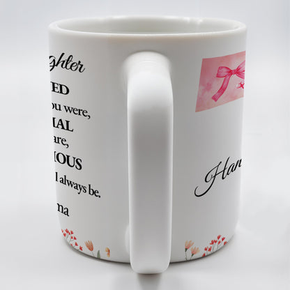 Loved Little Girl To Precious Granddaughter Heart and Bow Design